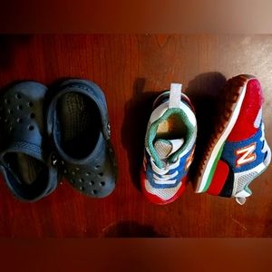 Baby Shoes Crocs and New Balance